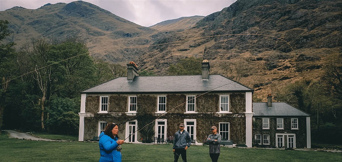 Casting on the Lawn