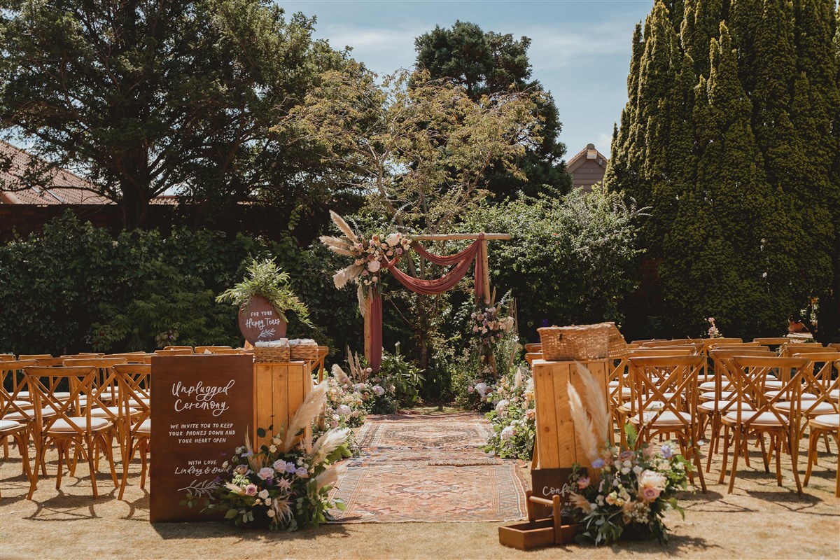 Ceremony in our garden