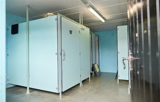 Private showers