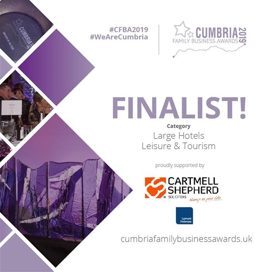 Finalist im Jahr 2019 große Hotels Cumbria