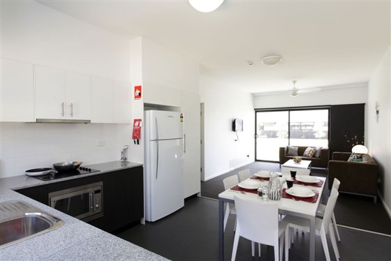 Kitchen and lounge