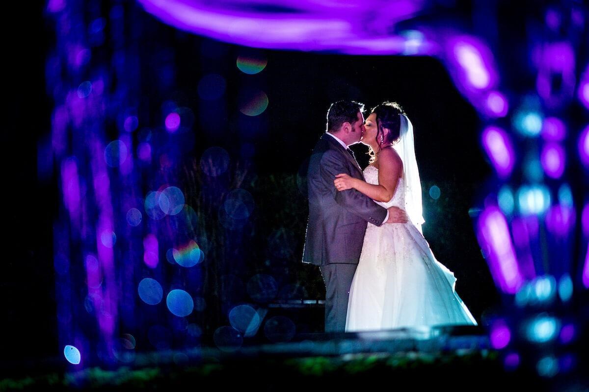 Colour Coordinated Lighting | Broadoaks Country House Lake District Wedding Venue