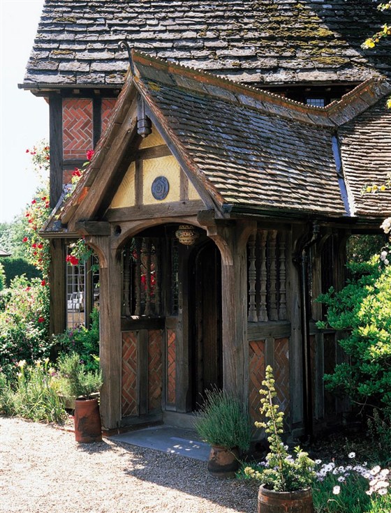 The Front Door at Langshott Manor