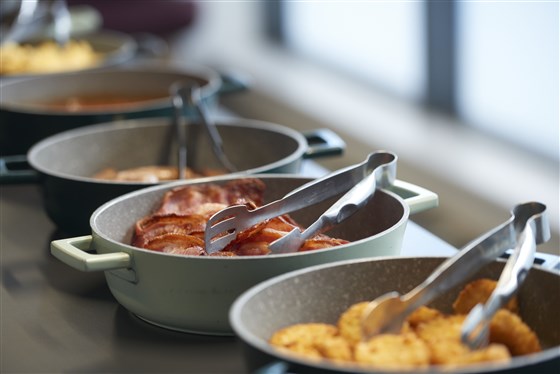 Selezione colazione a buffet cucinata