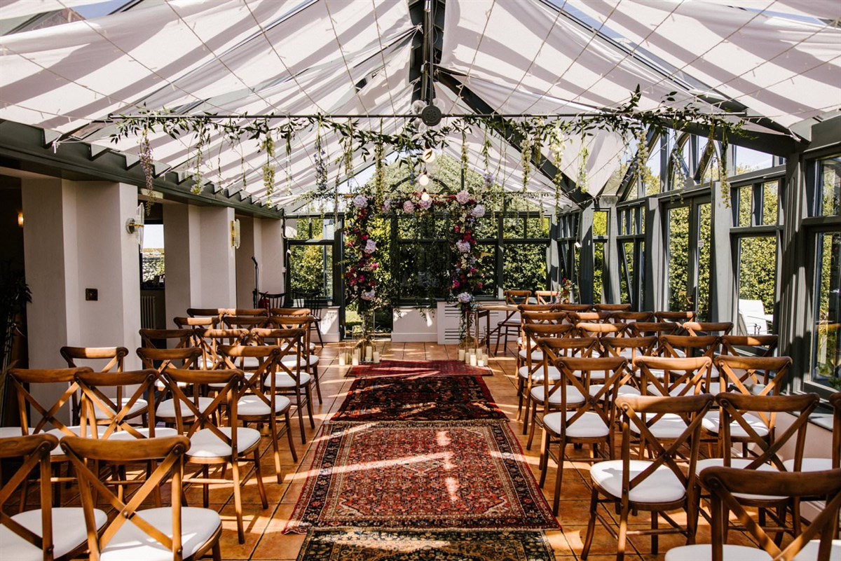 Ceremony in our Conservatory
