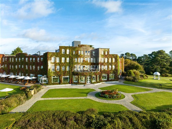 Ariel view of the hotel
