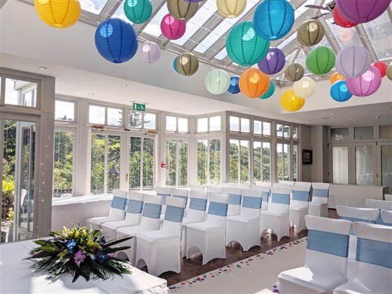 The Orangery for Colourful Ceremony | Broadoaks Country House Lake District Wedding Venue