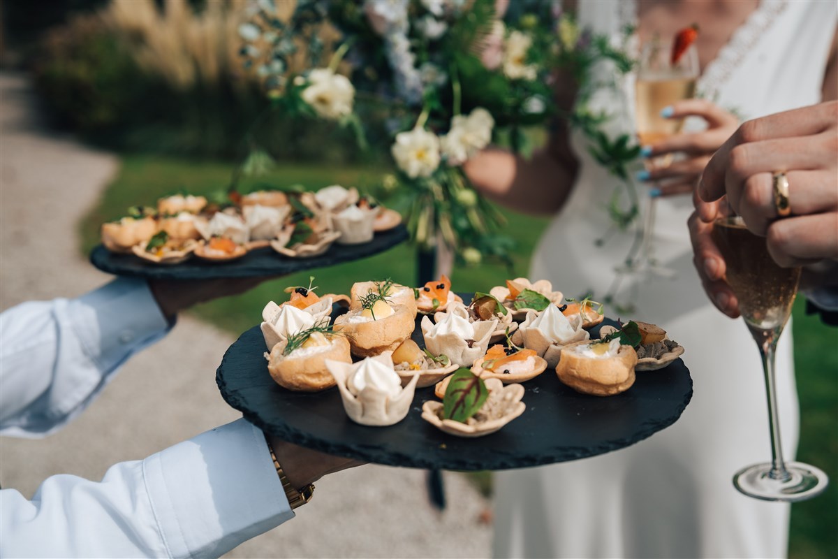 Wedding canapés 