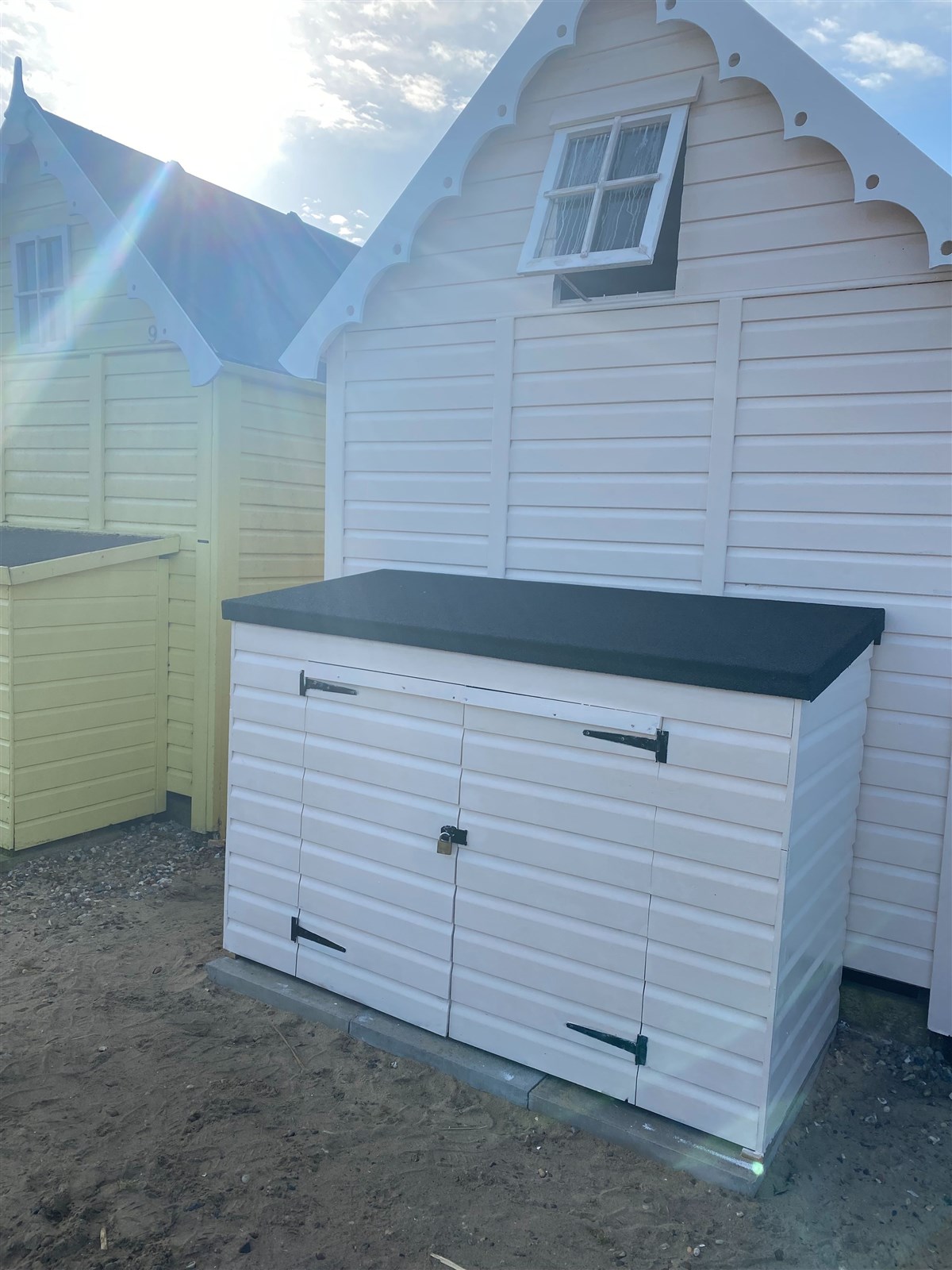 Back of Hut and Parking 