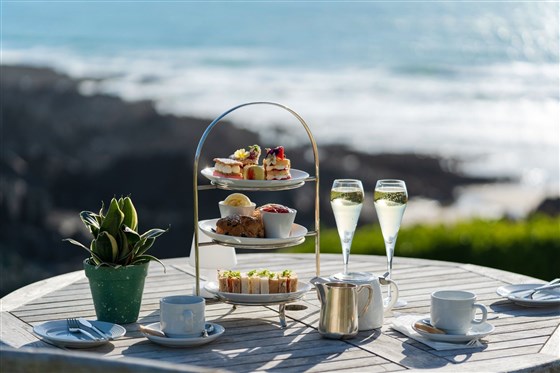 Afternoon Tea on lawn