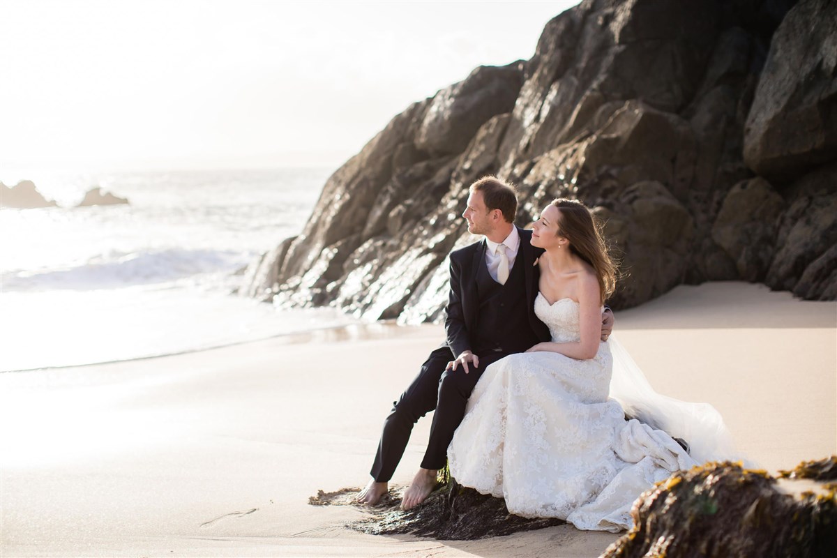Photos by the beach at Tregenna