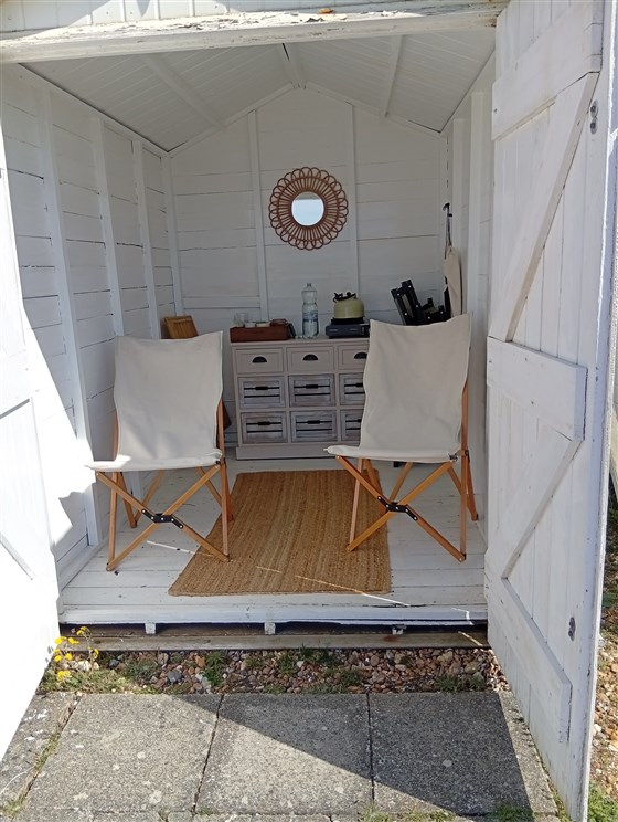 Inside Hut