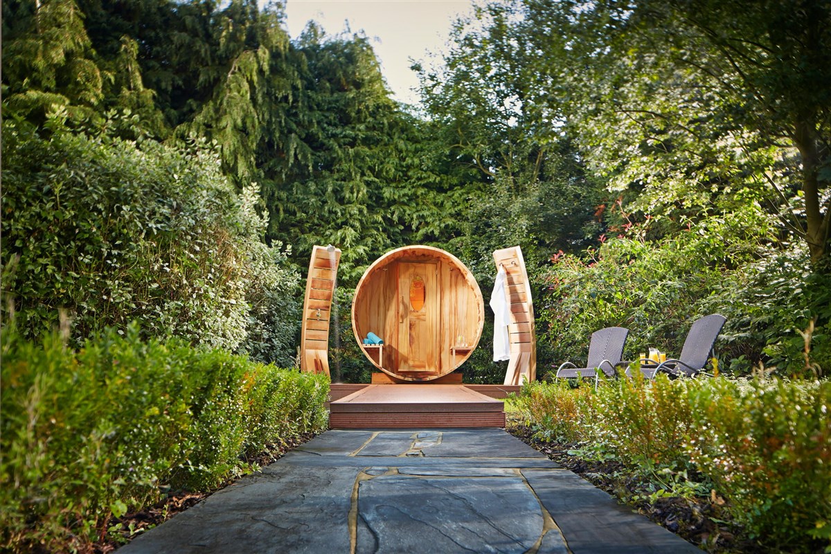 Outdoor Barrel Sauna