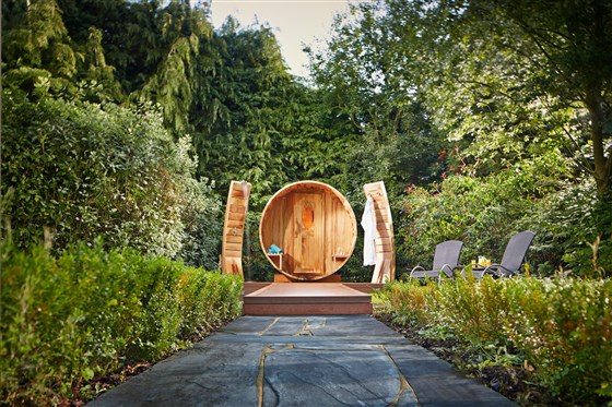 Outdoor Barrel Sauna