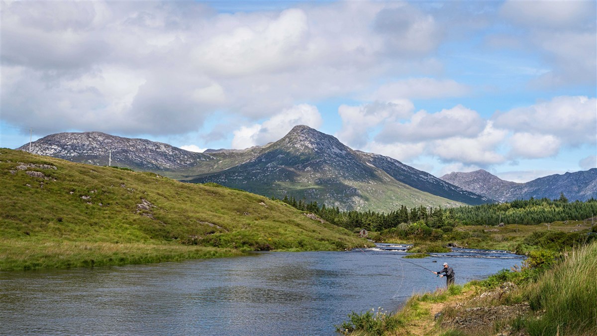Fishing the river 