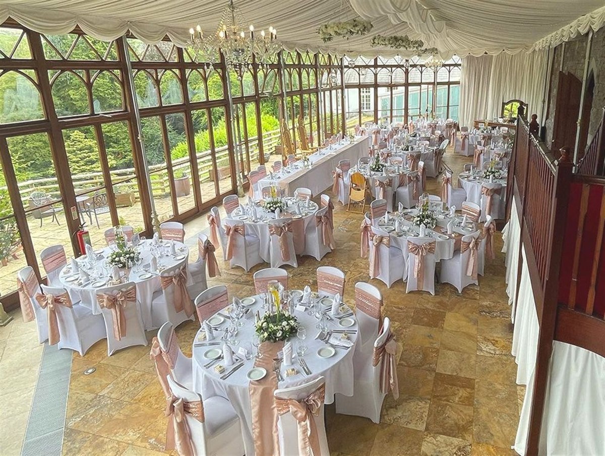 Conservatory Styled Wedding Breakfast