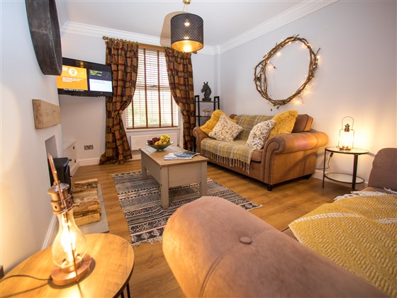 Relax in our cosy lounge with internet TV and free wifi