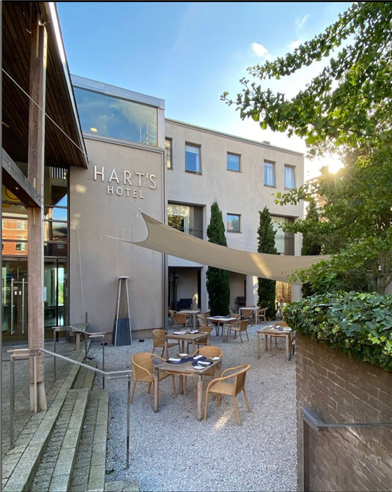 Outside dining
