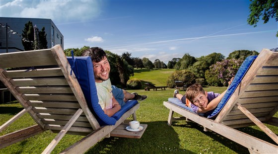 Sun Loungers at Budock Vean Hotel