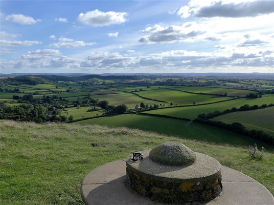 Vista desde la baliza Corton Denham