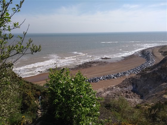 stunning cliff walk from the house