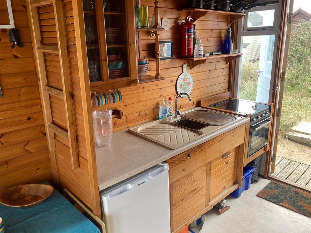 Kitchen next to back door