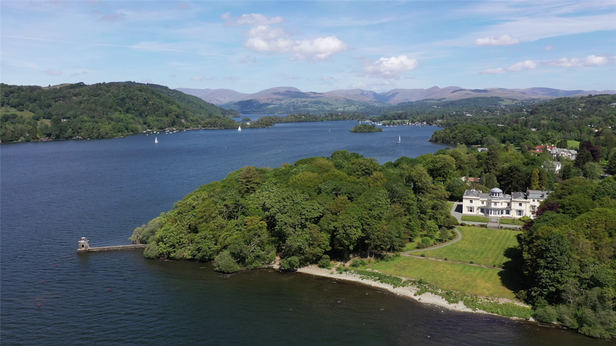 Storrs Hall hotel on Windermere