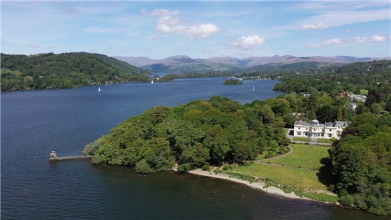 Storrs Hall hotel on Windermere