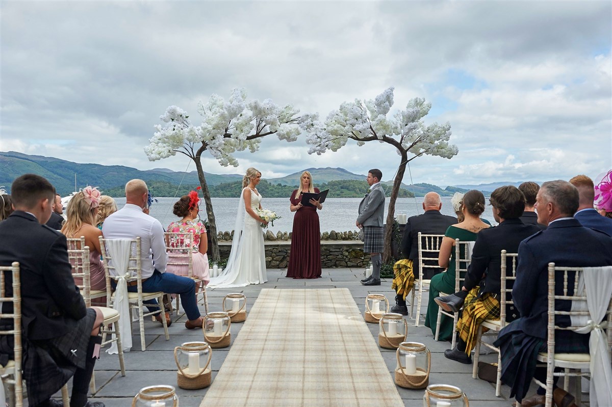 Glen Luss Outside Ceremony Patio