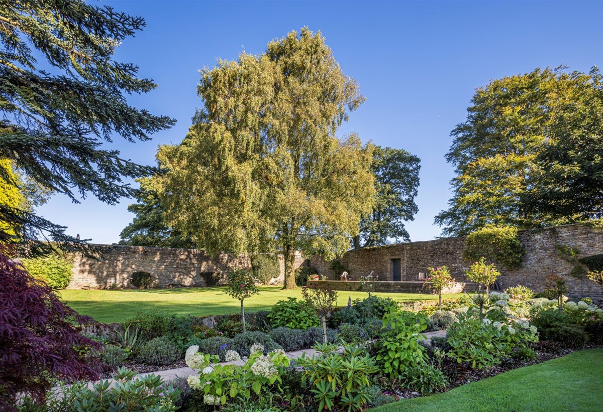 Surrounded by beautiful gardens