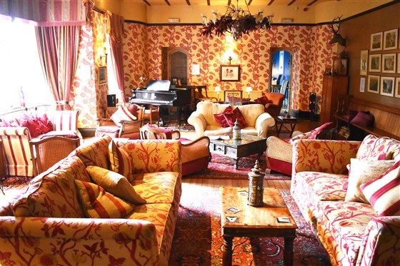 The Music Room at Augill Castle