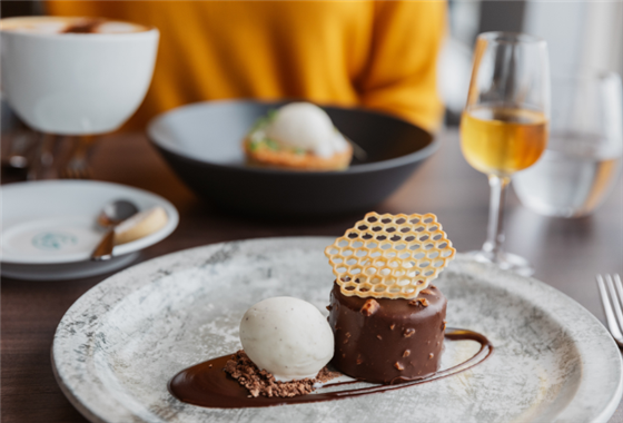 Dessert at The Water's Edge