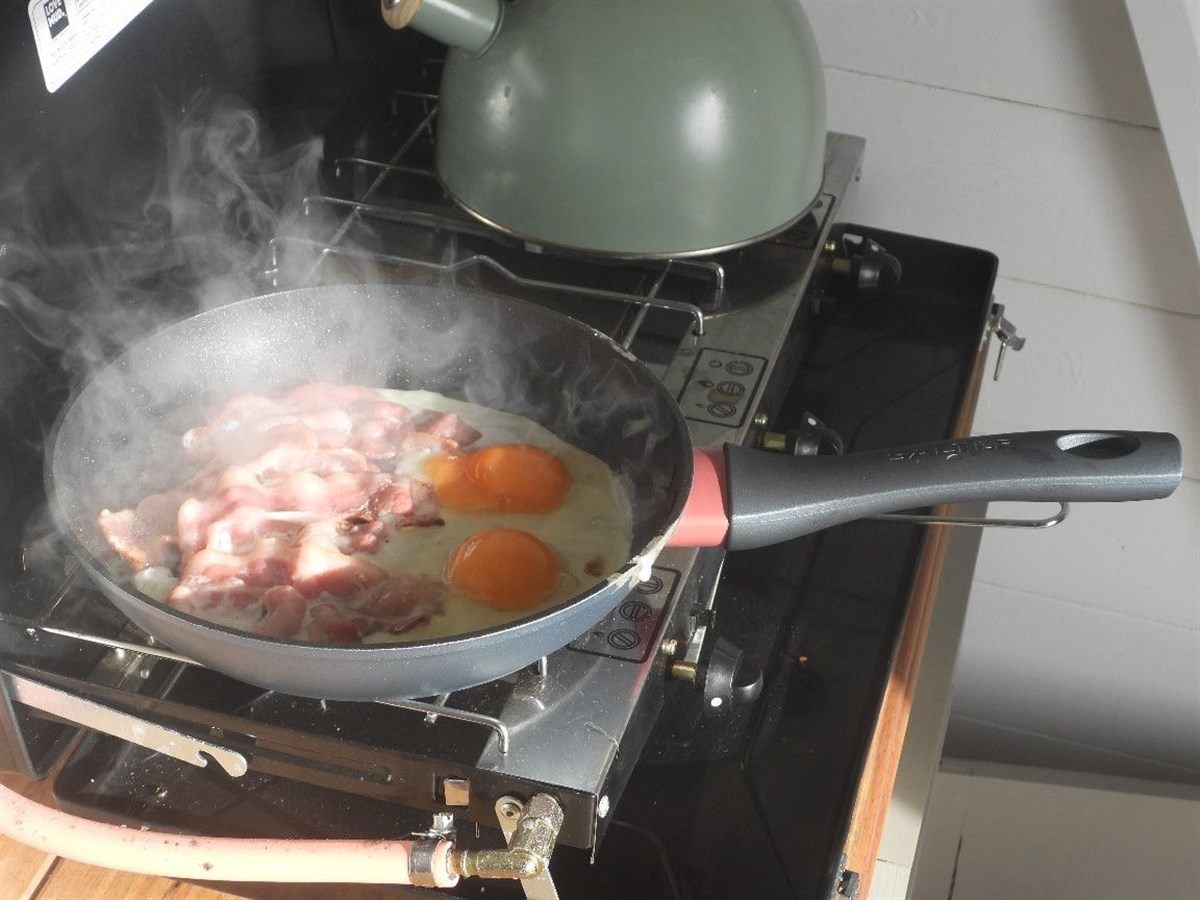 Having a fry-up