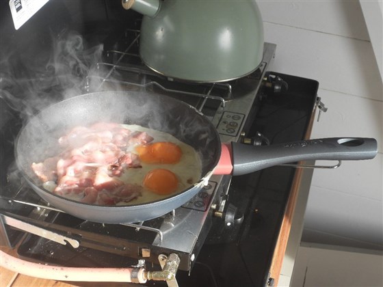 Having a fry-up