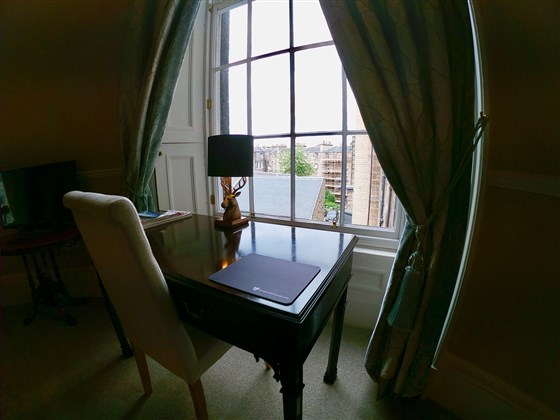 Rear view from Albyn Place.