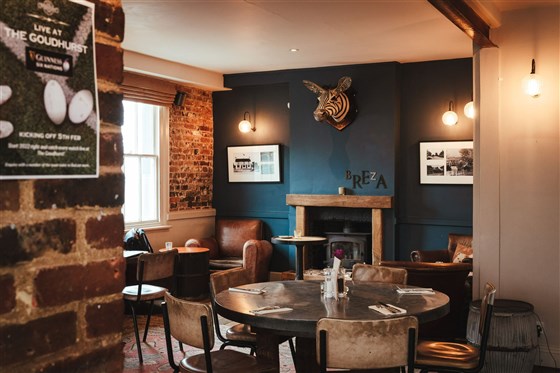 Sit by the fire at The Goudhurst