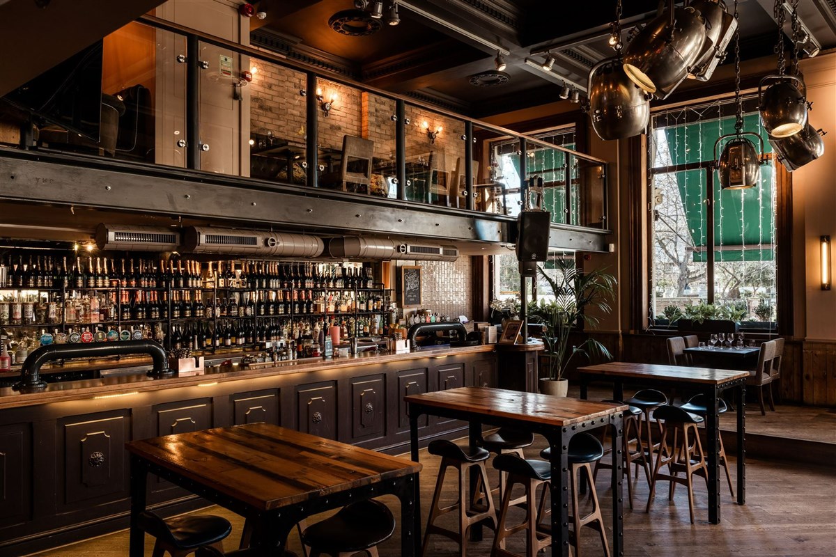 Bar y zona de estar de St Barts
