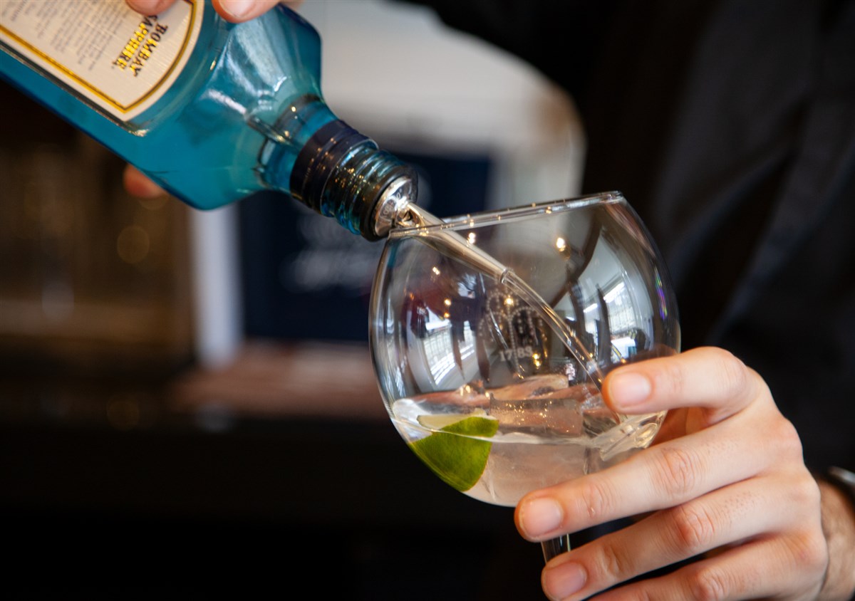 Gin and Tonic del bar The Kings Arms