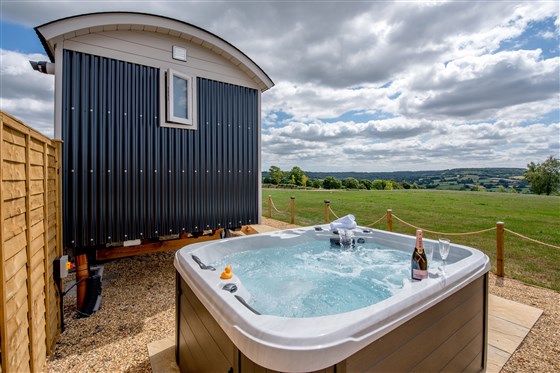 Amazing views from the hot tub