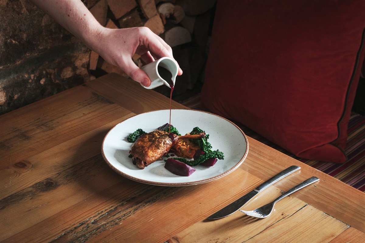 Confit Duck Leg, Food & Drink