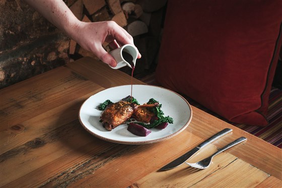 Confit Duck Leg, Food & Drink