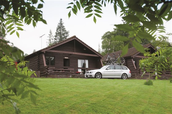 McGregor Log Cabin Exterior View