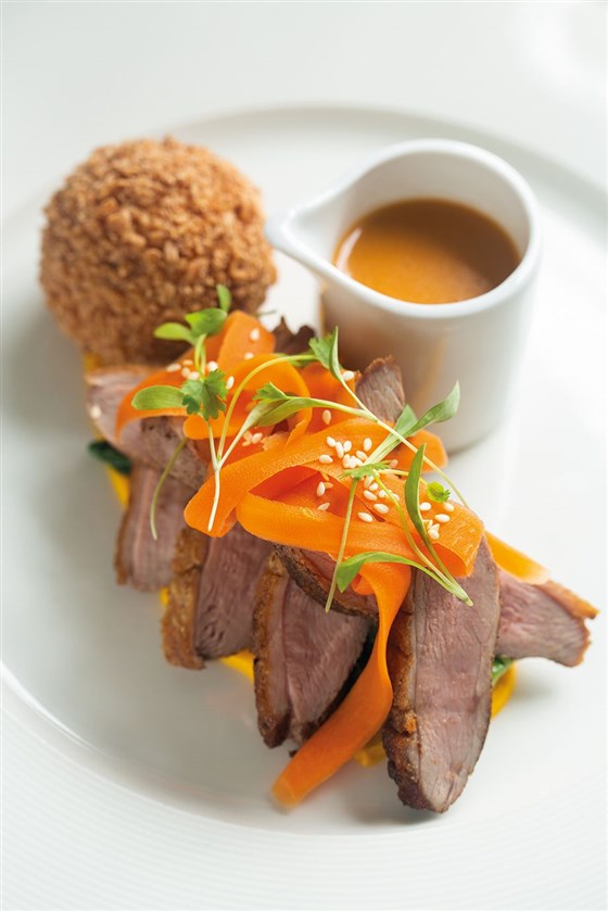 Sea School Main Course - Asian Duck with Thai Red Curry Sauce