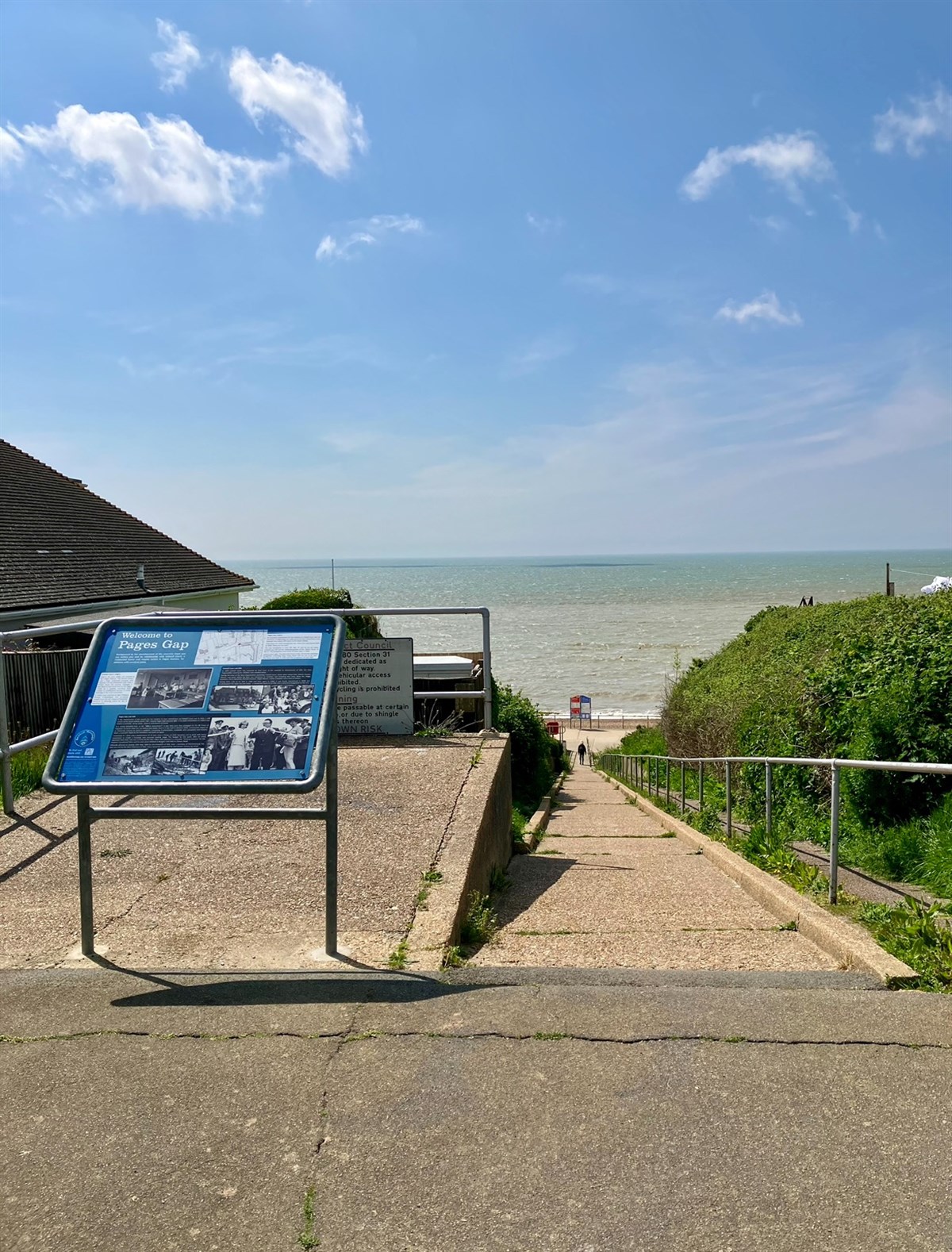 Entry to beach