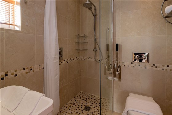 Bedroom 1 has an en suite shower room