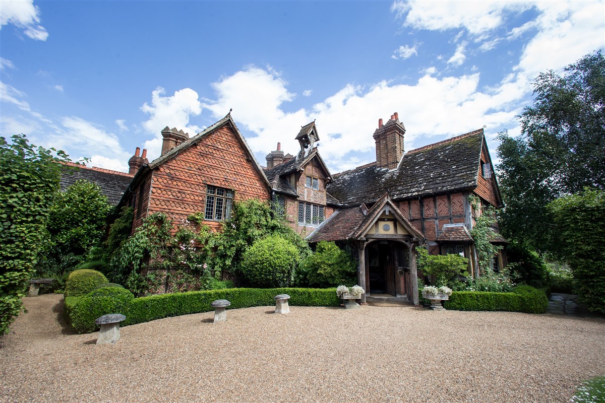 The Front of Langshott Manor