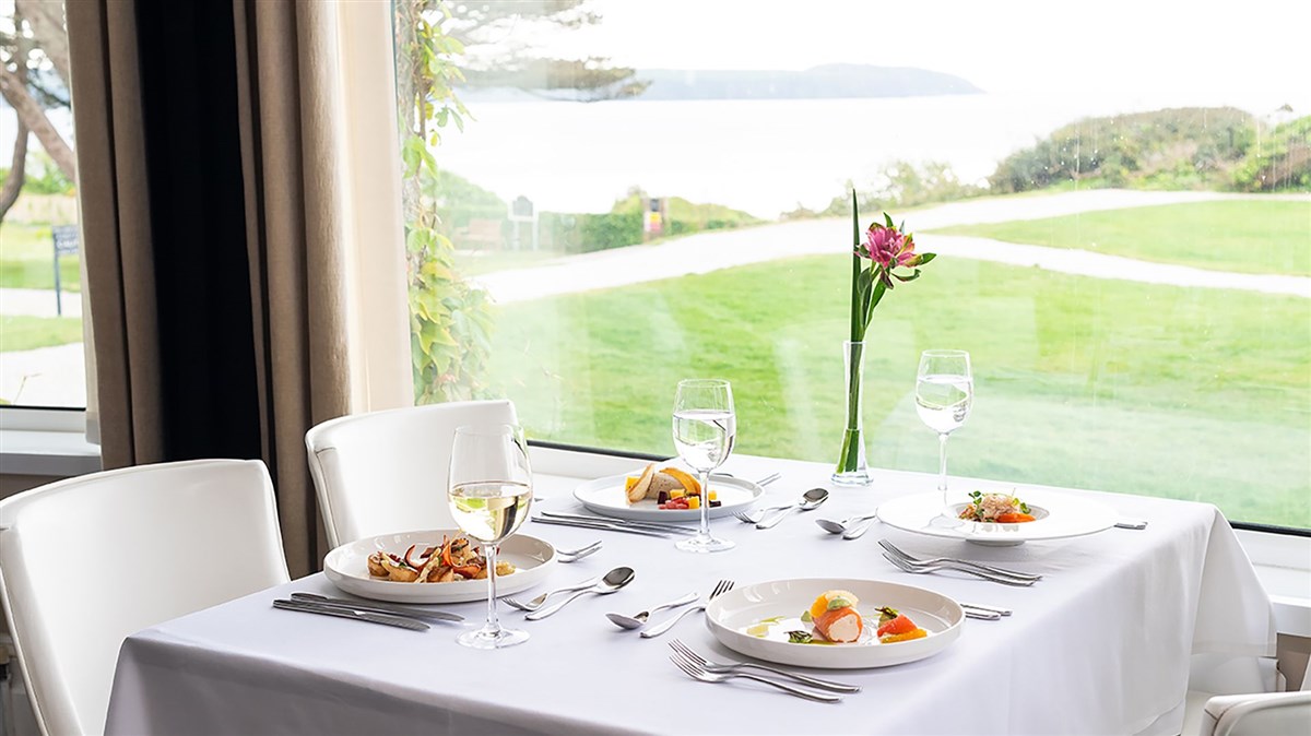Starters on table in Bay View restaurant 