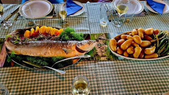 Salmon for lunch