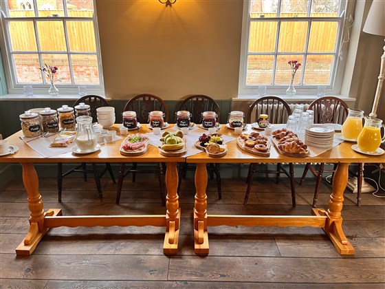Breakfast buffet