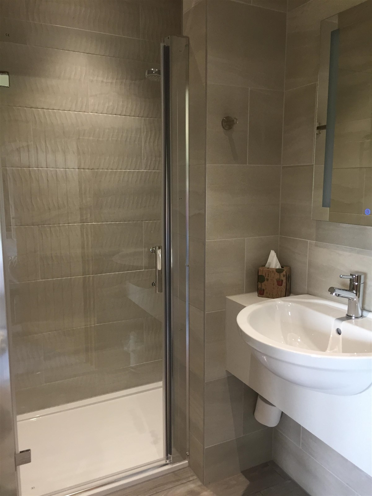Aqualisa Shower with heated towel rail